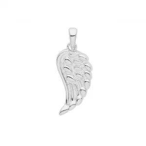 Acotis Silver Charm Rhodium Angle Wing G61072