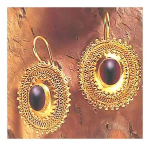 Afghani Garnet Earrings