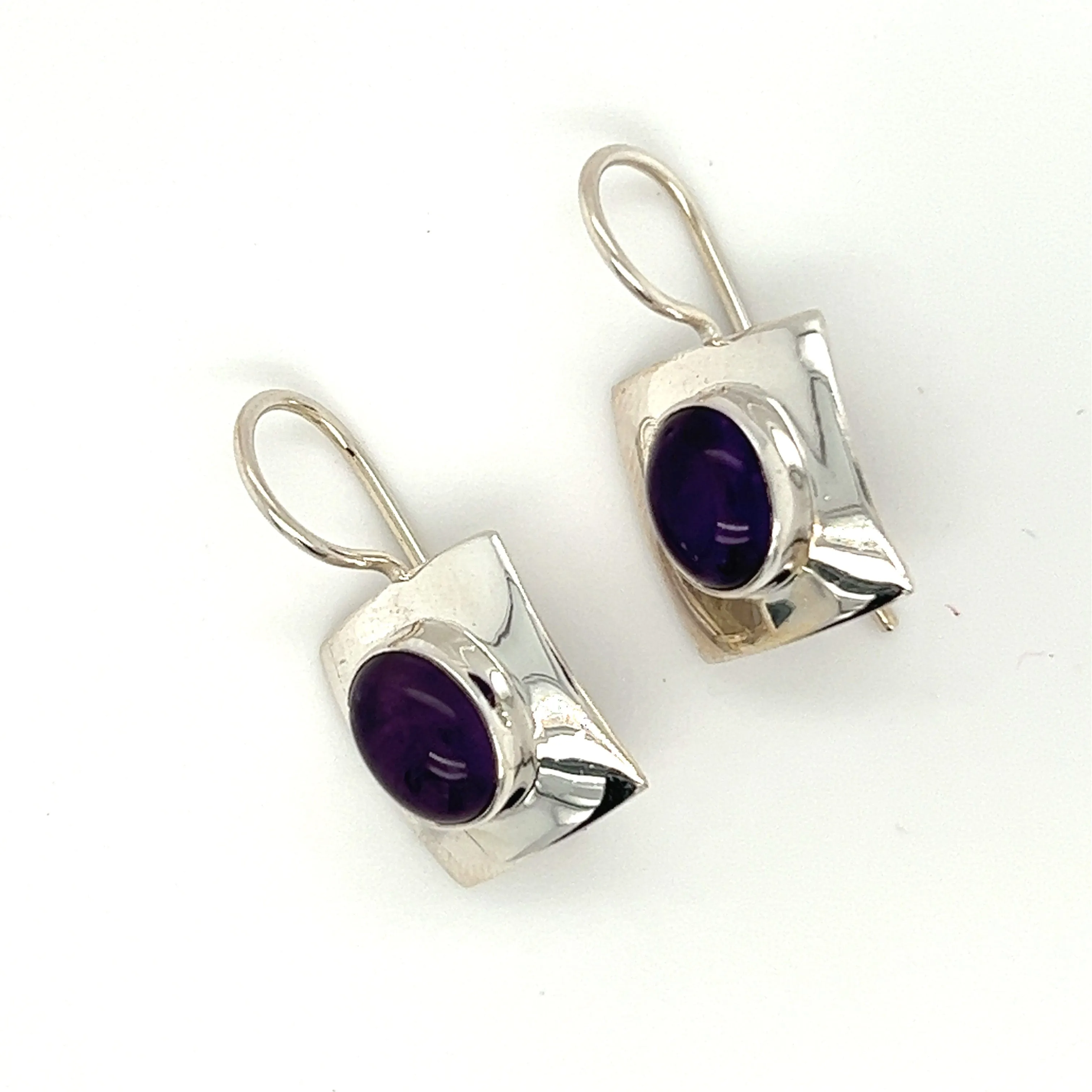 Ava Amethyst Earrings