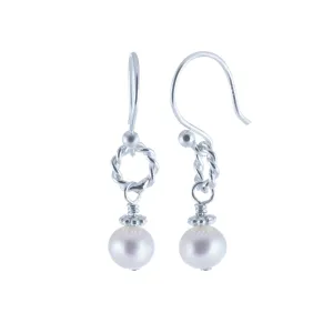 Beautiful Pearl French Hook Earrings