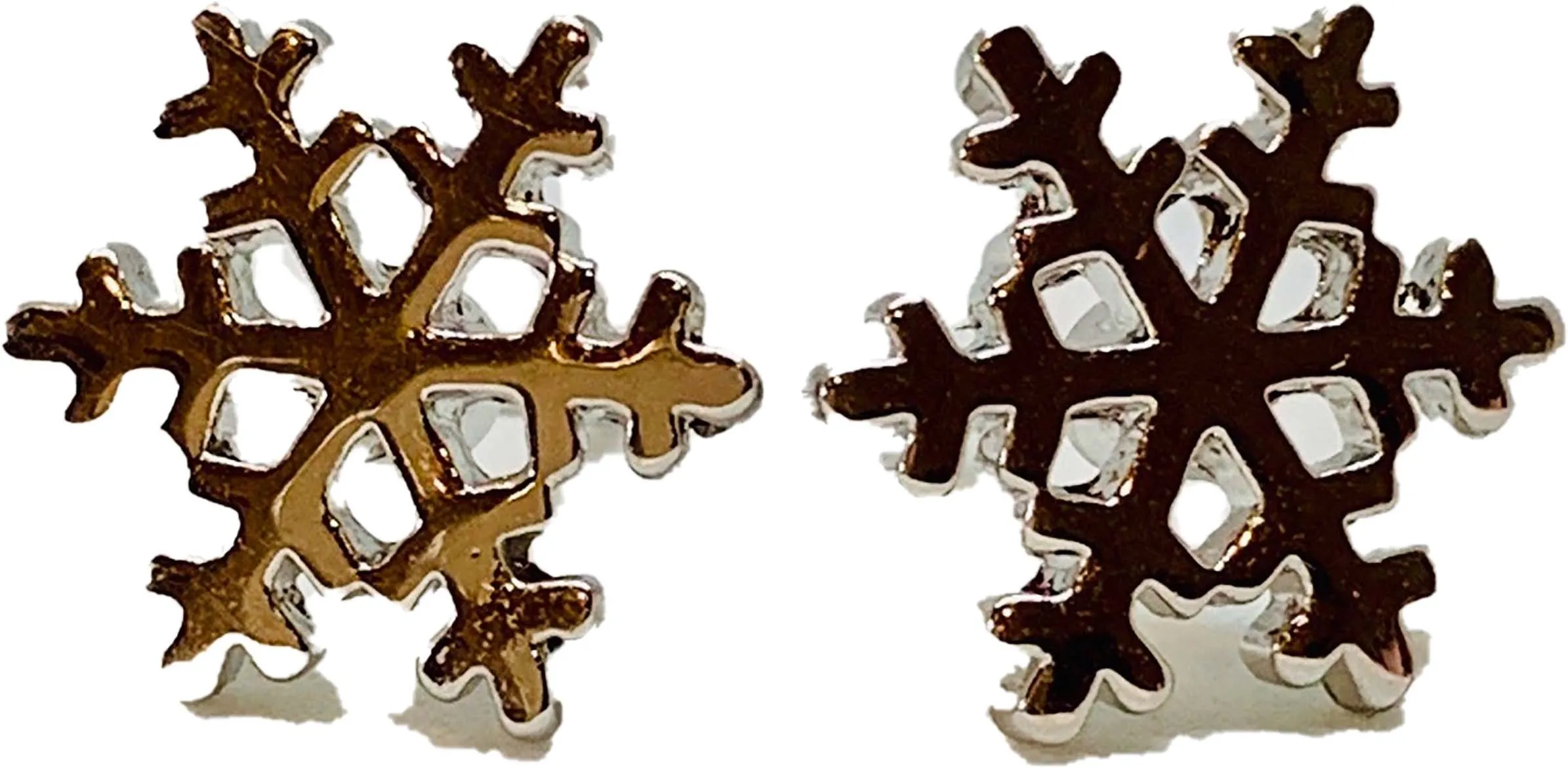 Bridget Sterling Silver Snowflake Stud Earrings