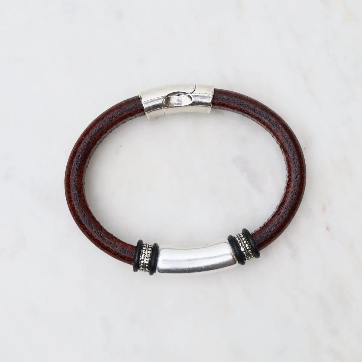 Brown Titan Leather Bracelet