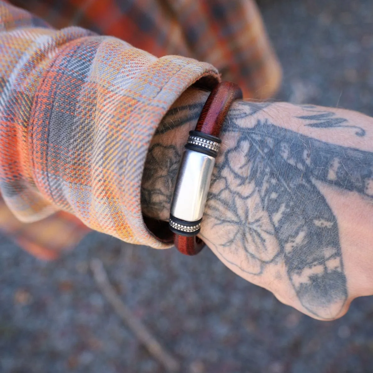 Brown Titan Leather Bracelet