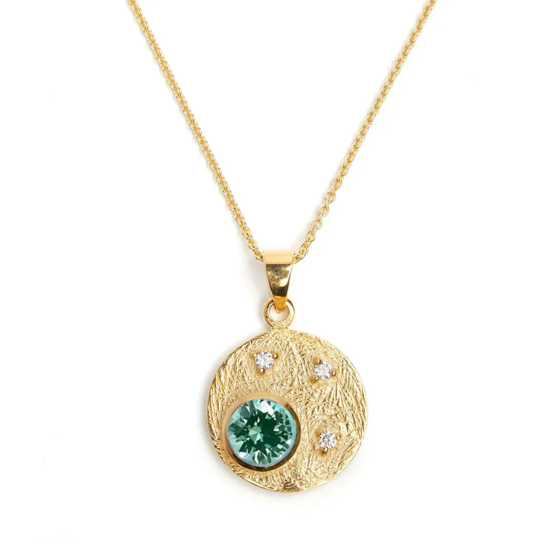 Celeste Necklace in Gold & various gemstones