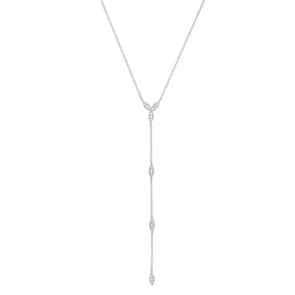 Chiara Silver Lariat