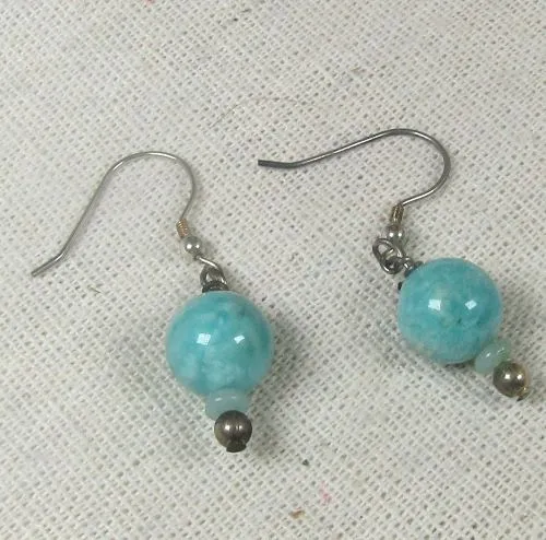 Classic Drop Earrings Charming Turquoise Earrings