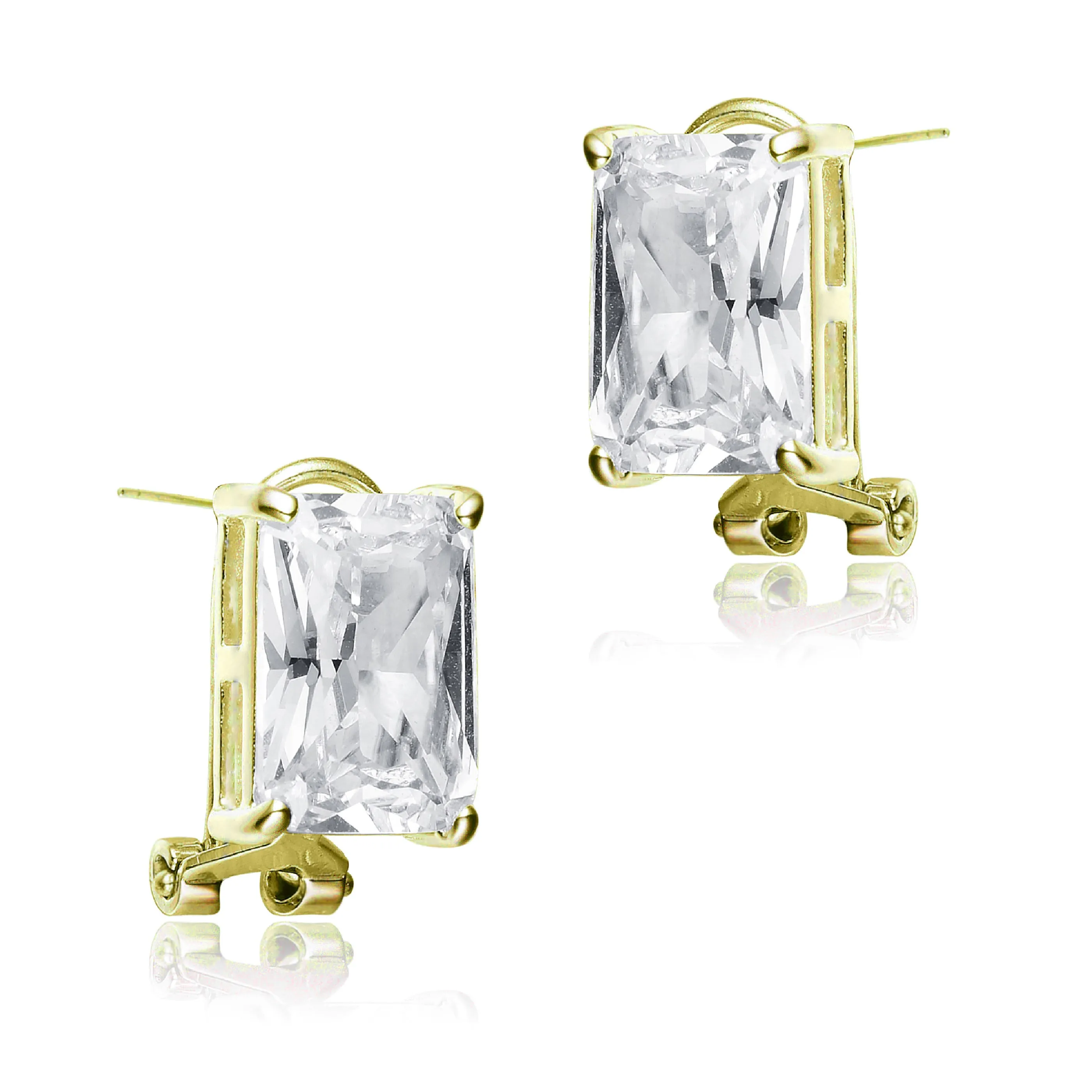 Classic Rectangular Déco Earrings