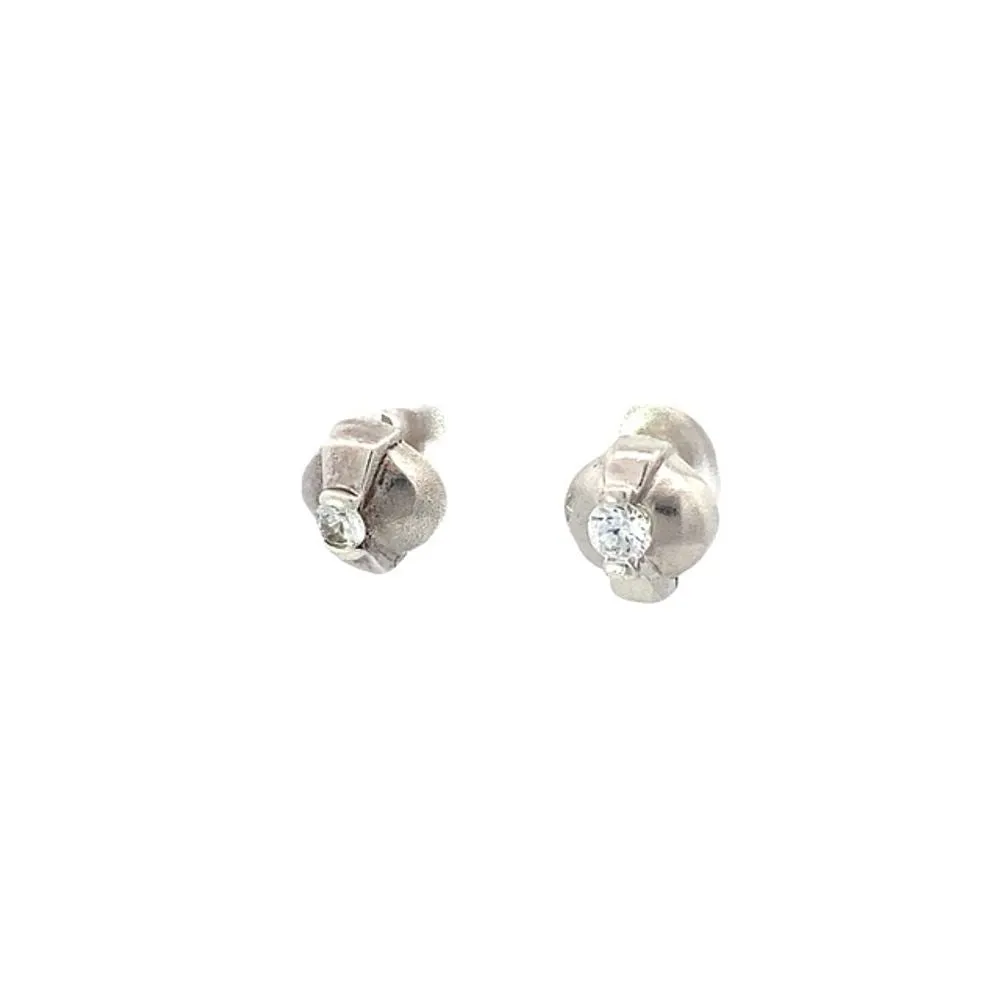 Diana 925 Sterling Silver Stud Earrings