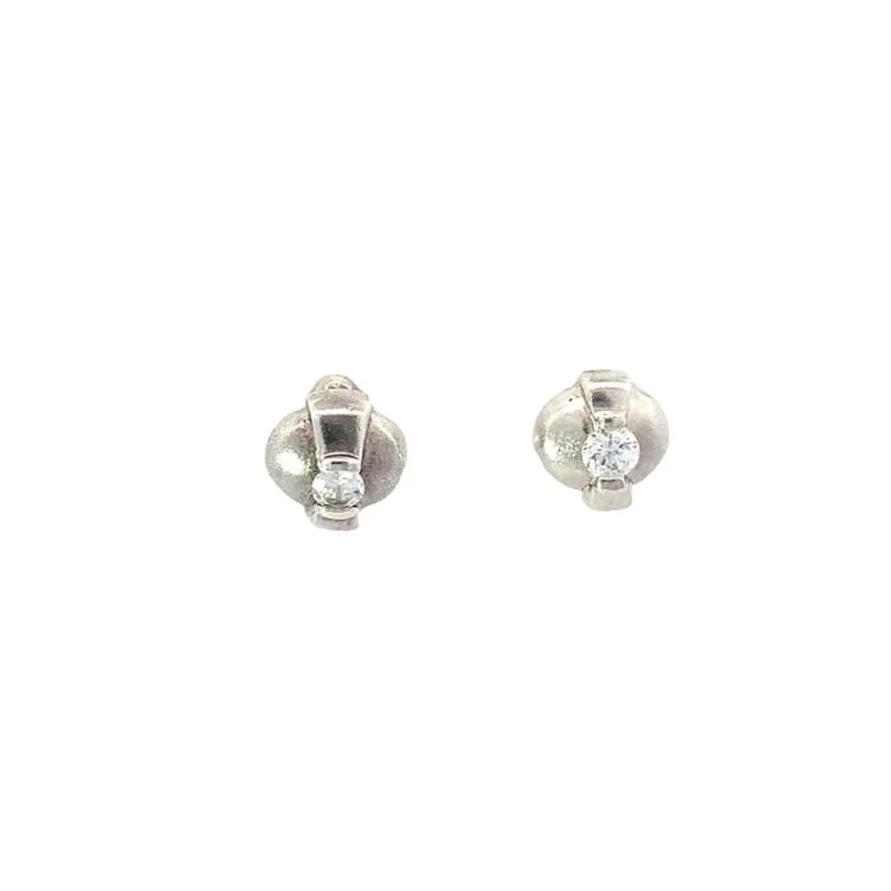 Diana 925 Sterling Silver Stud Earrings