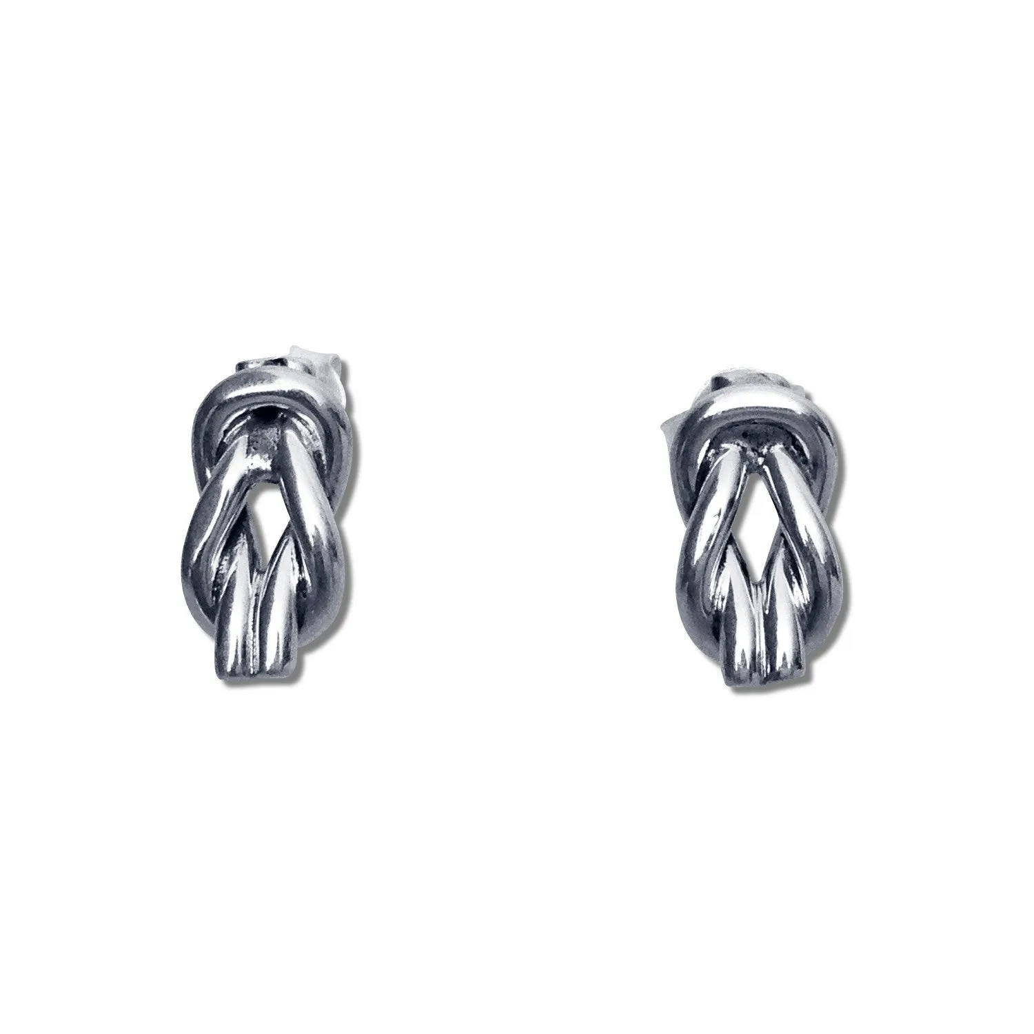 Double Infinity Knot Earrings