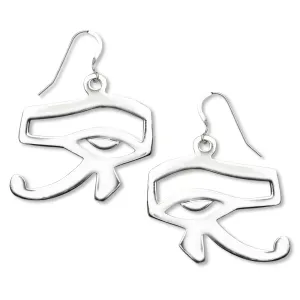 Eye of Horus .925 Sterling Silver Earrings