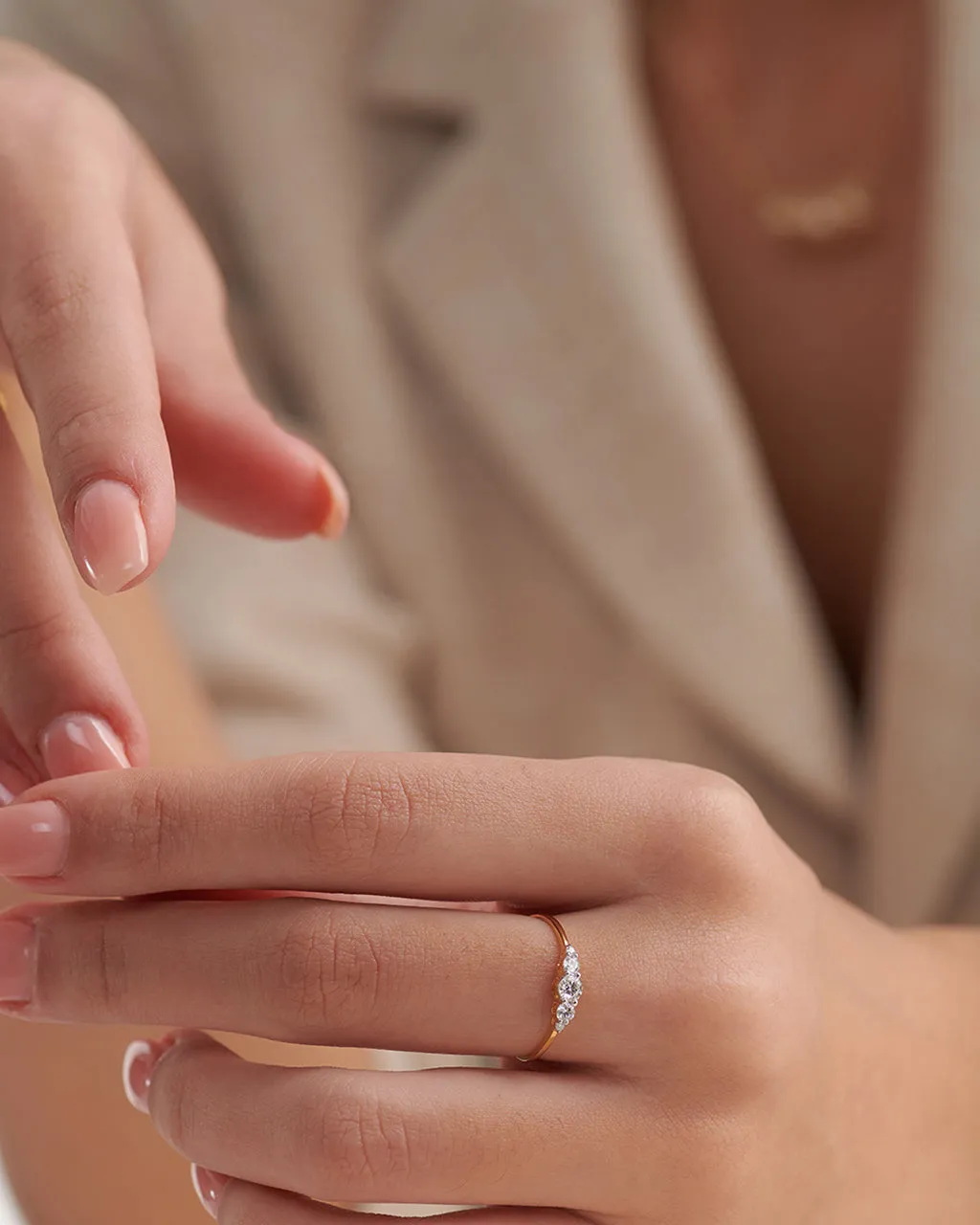 Five Stone Diamond Ring