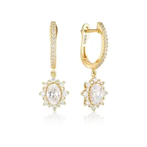 Georgini Iconic Bride Eloise Gold Earrings