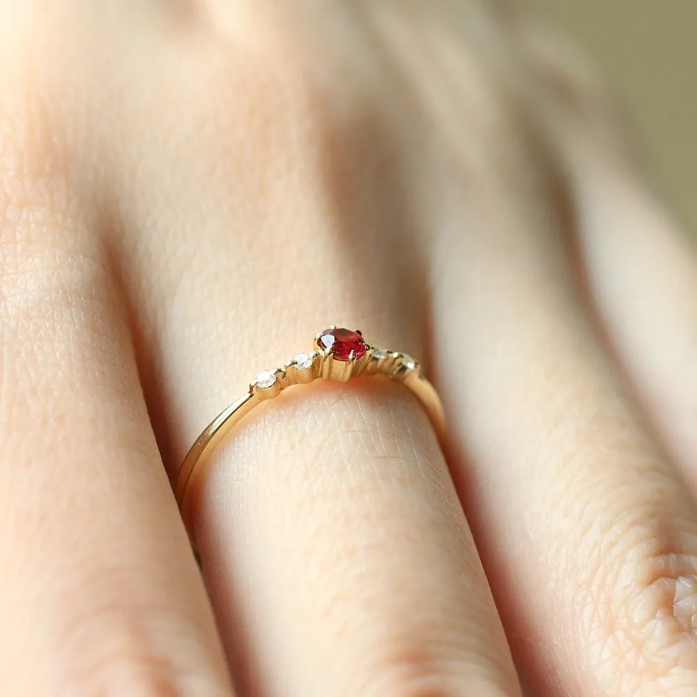 Gold Engagement Wedding Ring