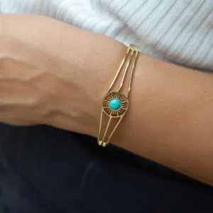 Gold Sunstone Bracelet