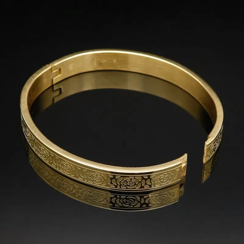 Golden Eternity Love Craving Cuff Bracelet