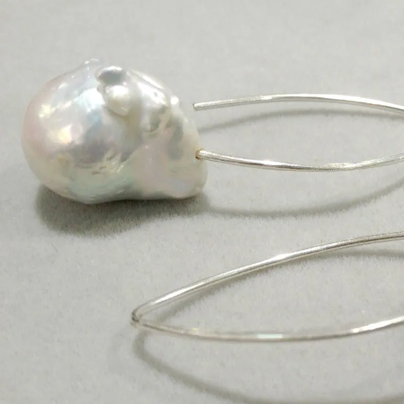 Grand Baroque Freshwater Pearl Earrings