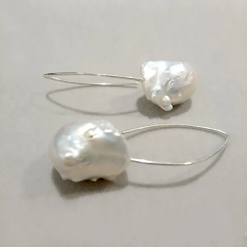 Grand Baroque Freshwater Pearl Earrings