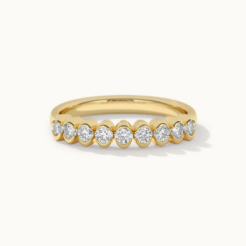 Half Eternity Diamond Band