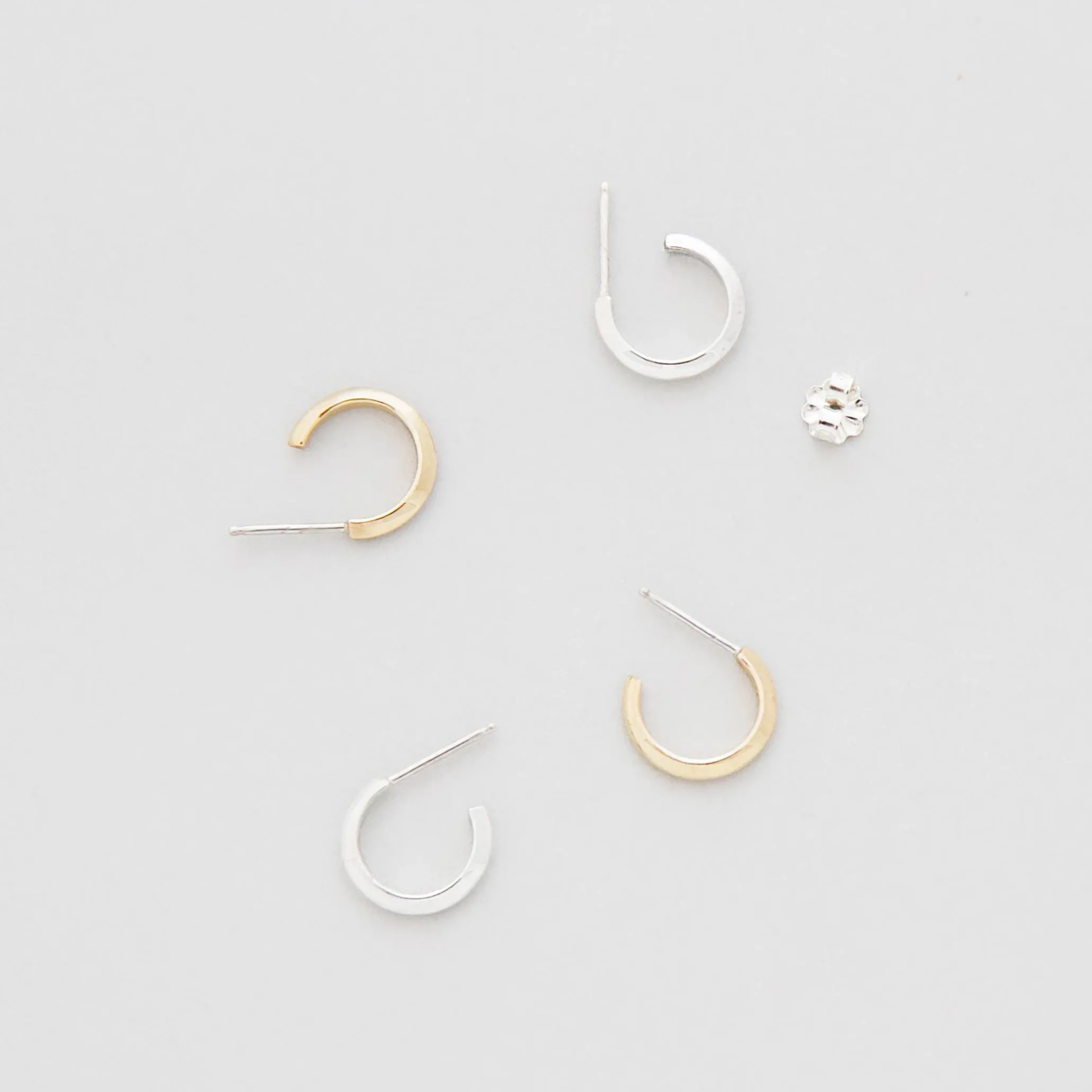 Halo Earrings – Brass or Silver