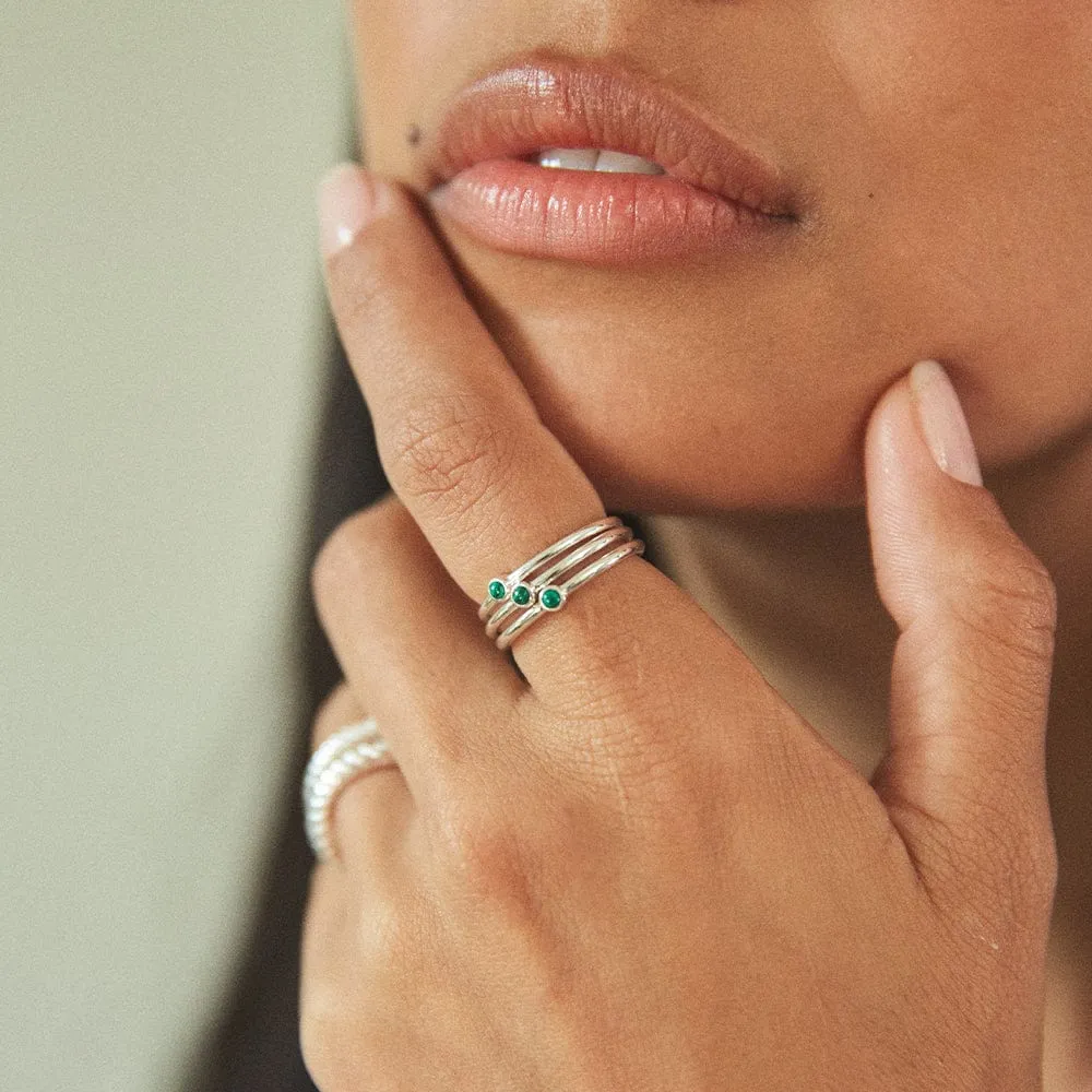 Healing Stone Ring Sterling Silver