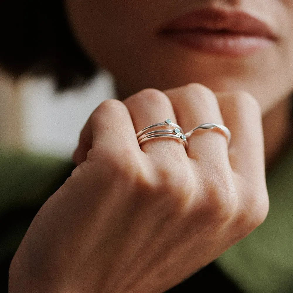 Healing Stone Ring Sterling Silver