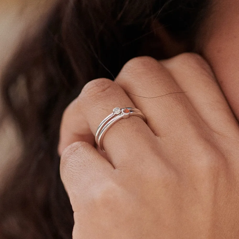 Healing Stone Ring Sterling Silver