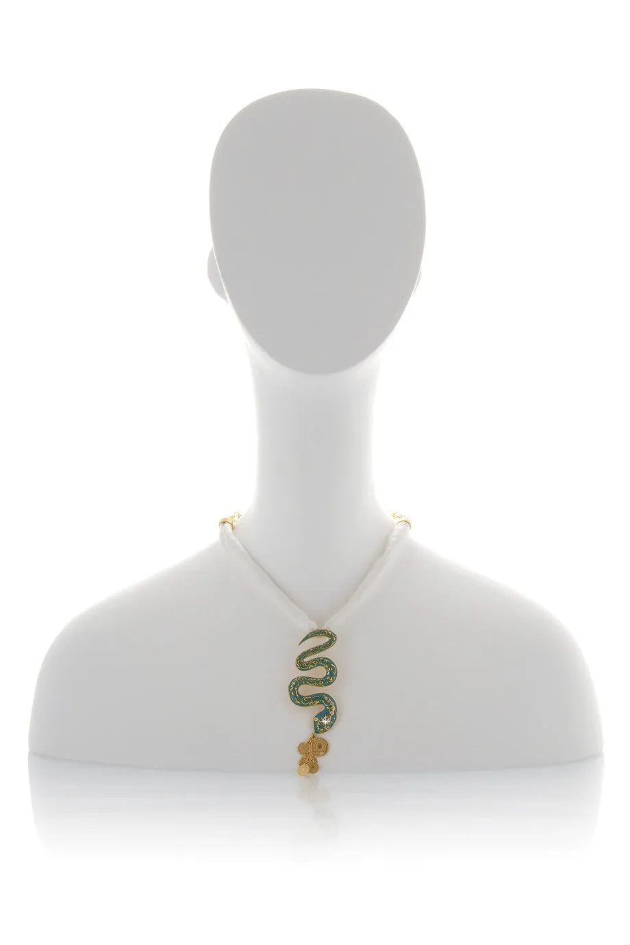 ISHARYA CLEOPATRA Serpent Coin Necklace