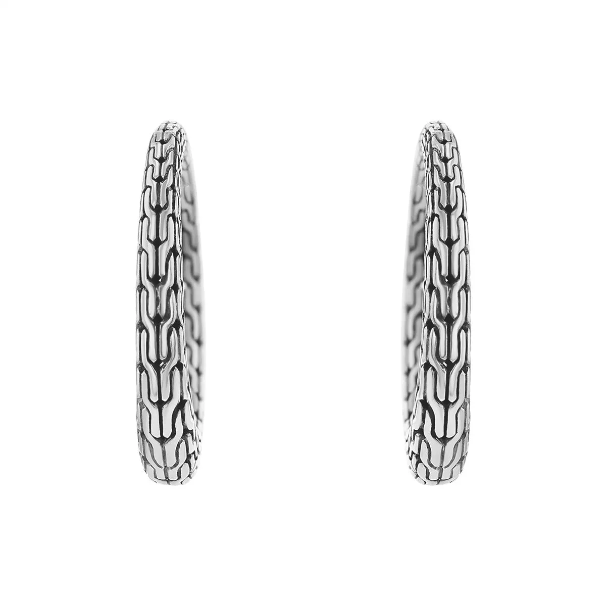 John Hardy Classic Chain Hoop Earrings