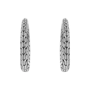 John Hardy Classic Chain Hoop Earrings