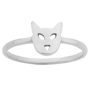 Karen Walker Mini Cat Ring - Sterling Silver