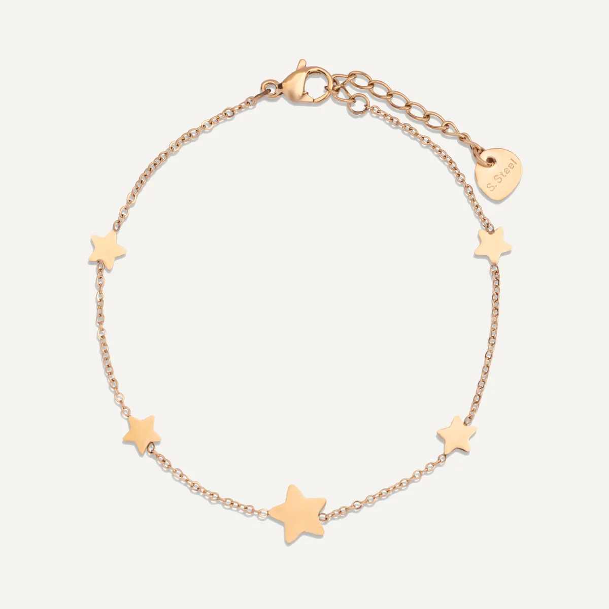 Keira Star Chain Bracelet In Gold-Tone