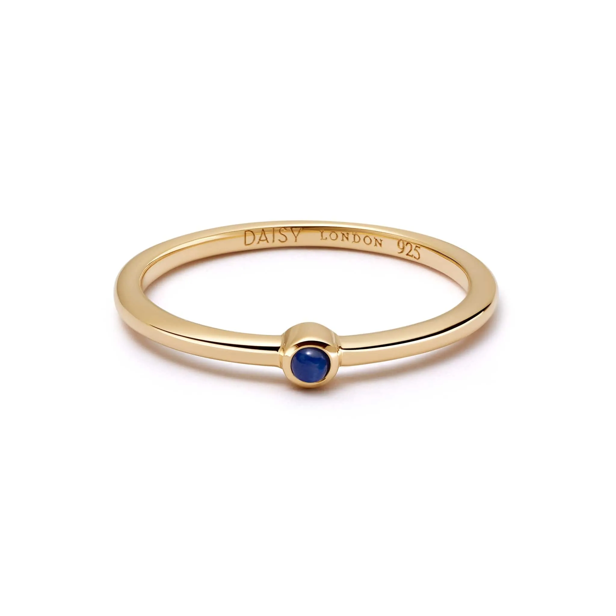 Lapis Healing Stone Ring 18ct Gold Plate