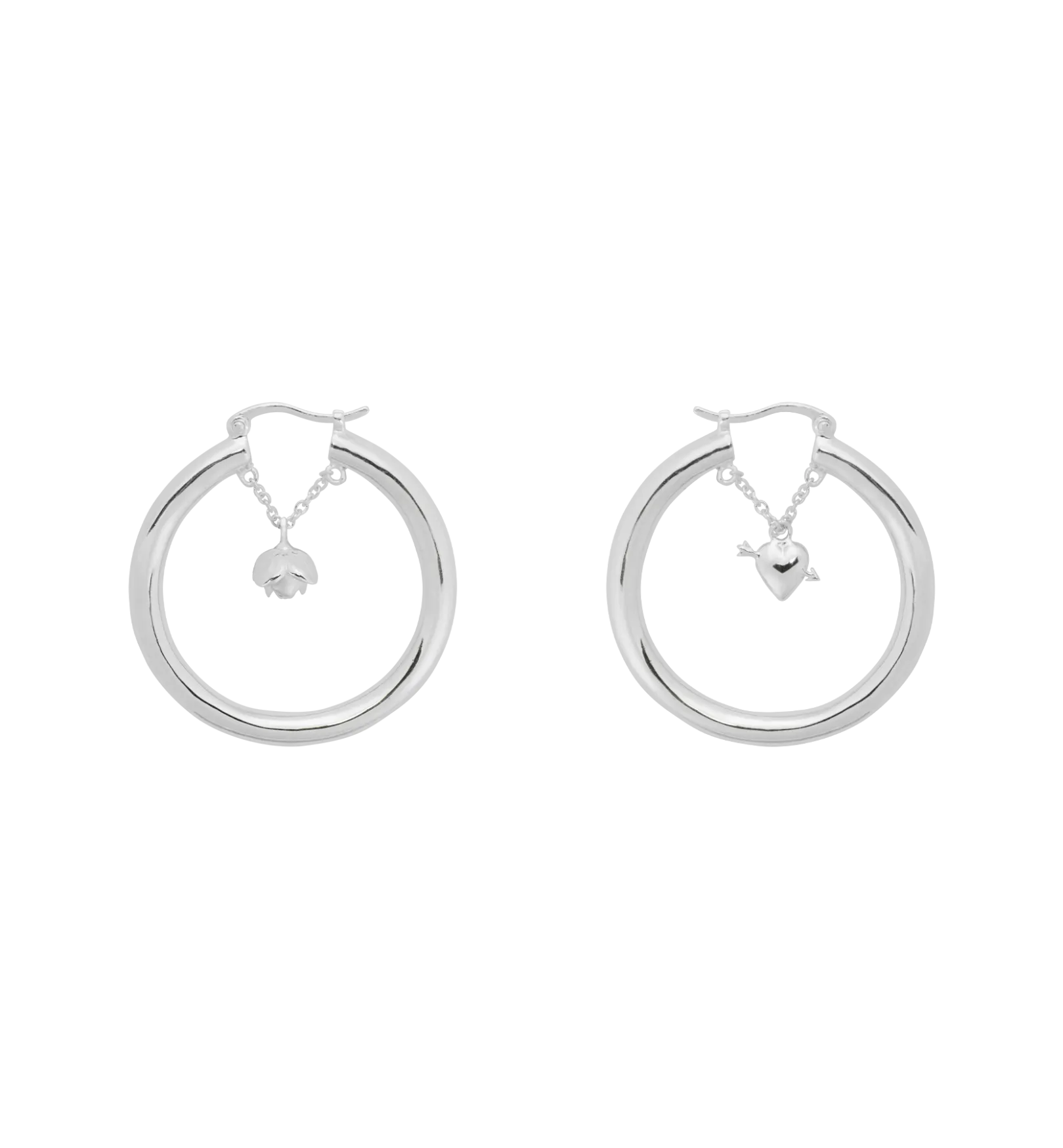 Love Story Hoop Earrings