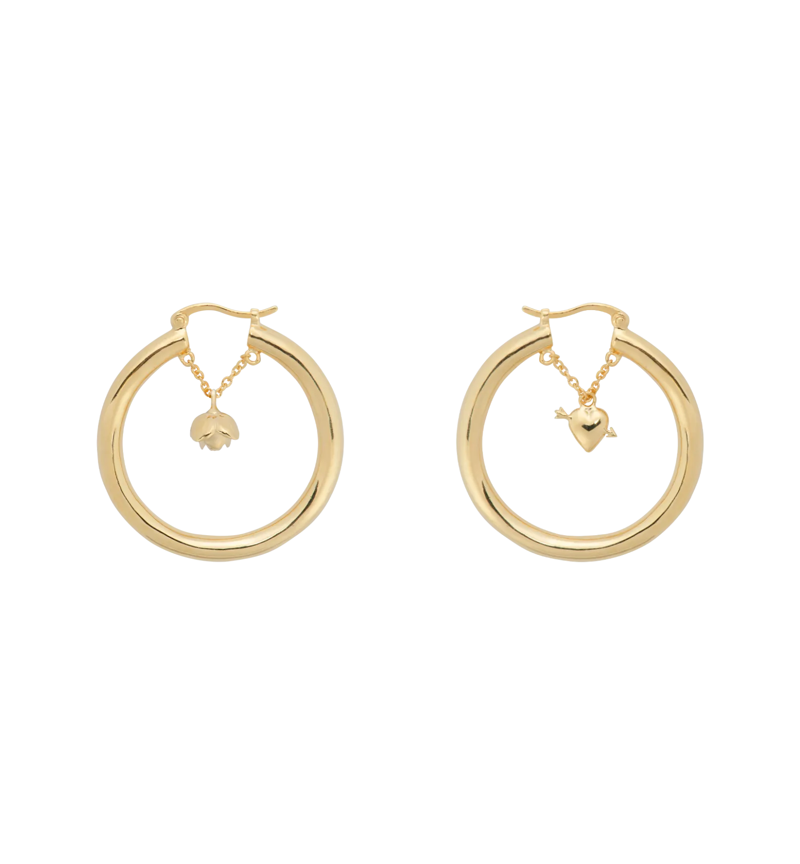 Love Story Hoop Earrings