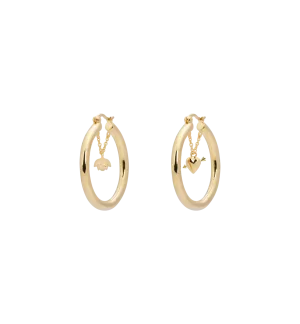 Love Story Hoop Earrings