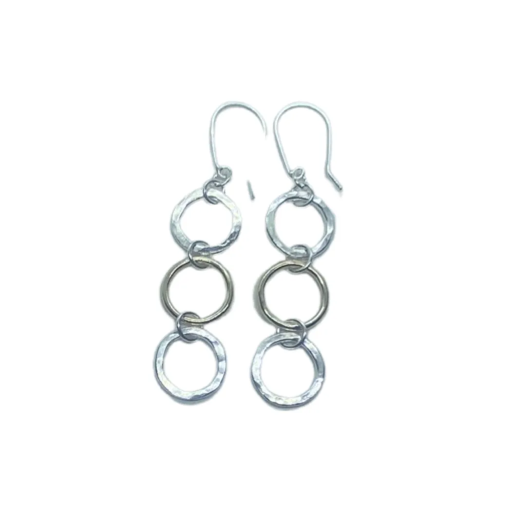 Luxury Silver and Gold Hoop Earrings