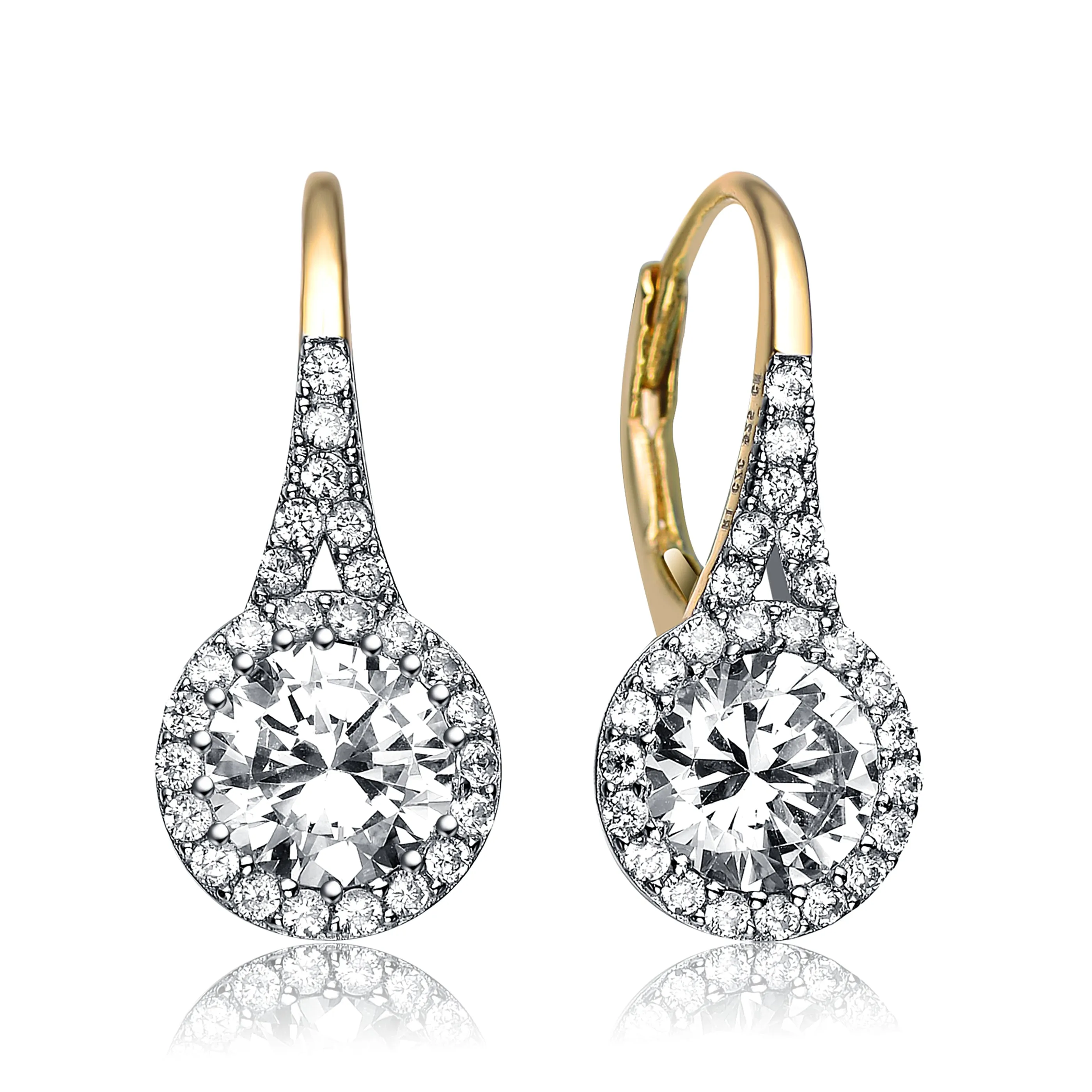 Marie Classic Dual Leverback Drop Earrings