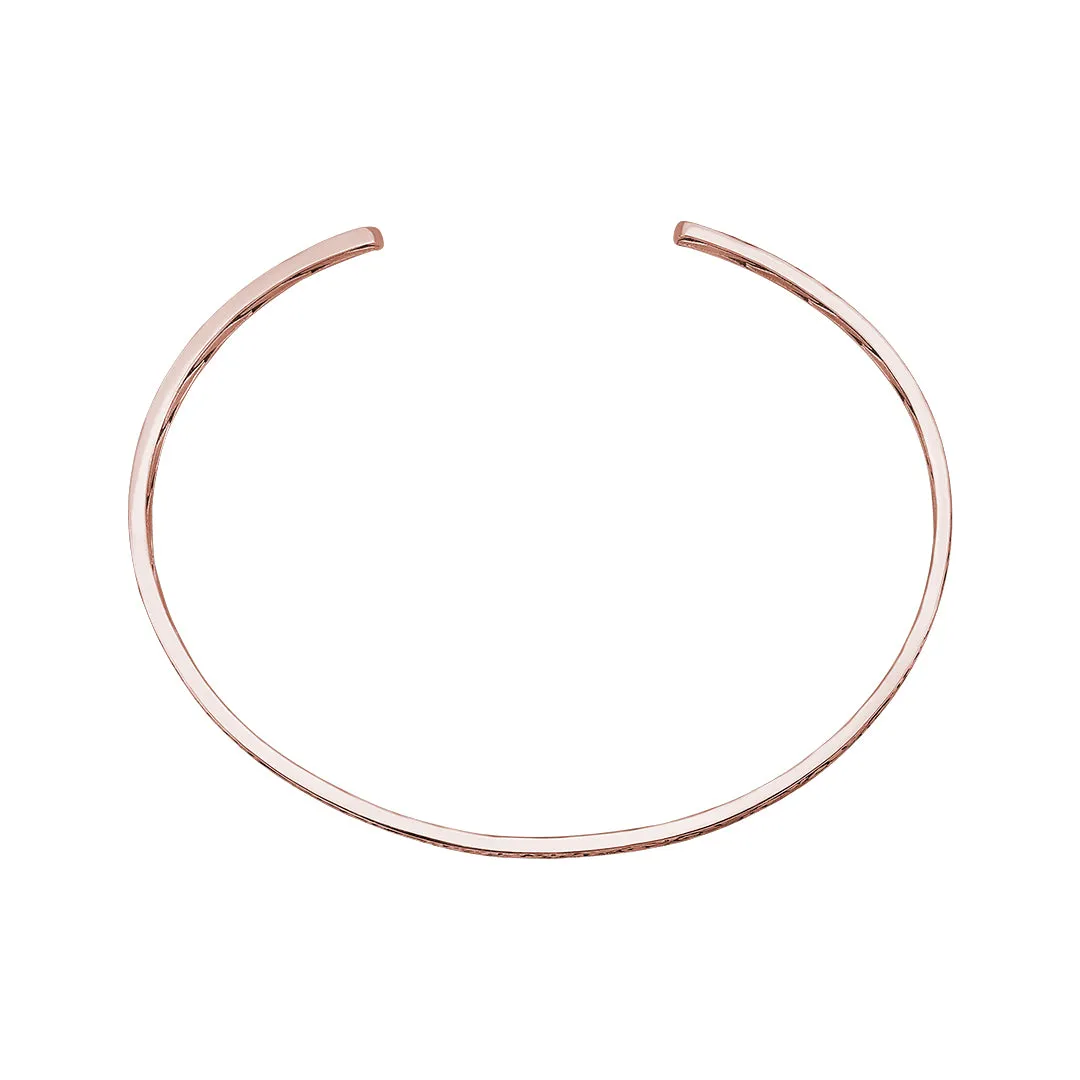 Minimal Classic Cuff Bracelet in Gold