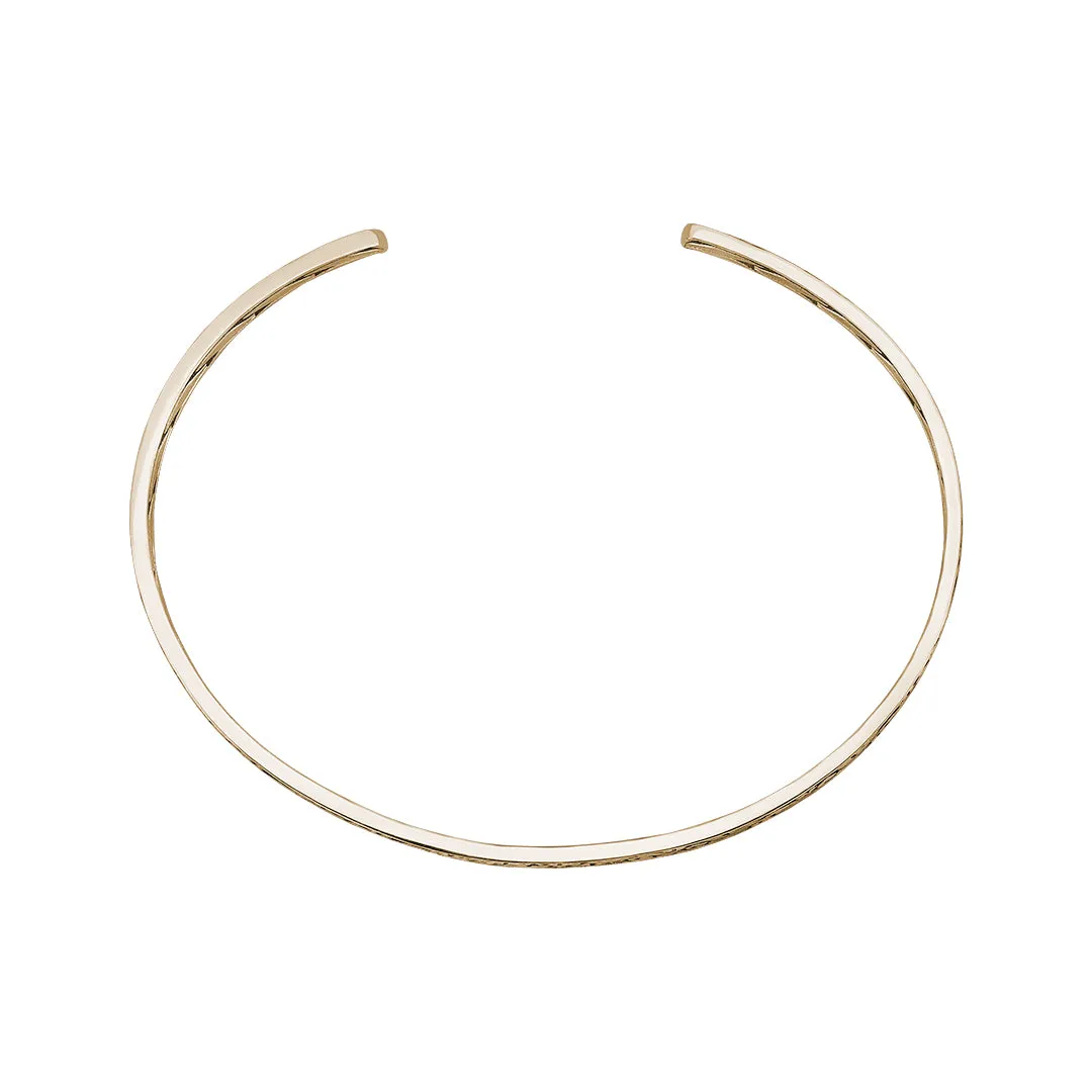 Minimal Classic Cuff Bracelet in Gold