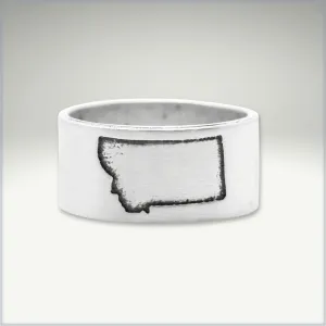 Montana State Outline Ring