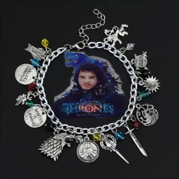 NWT‎ GAME OF THRONES Winter is Coming Bracelet. Women's Fashion Accessories