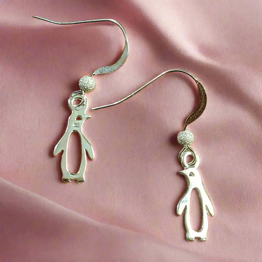 Penguin Sterling Silver dangle earrings