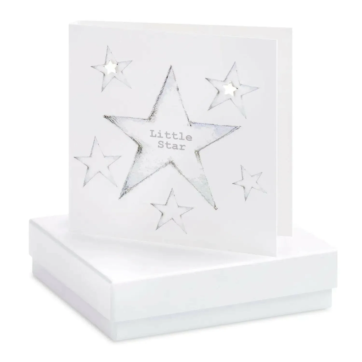 Sterling Silver Star Stud Earrings - Boxed for Gifting -Handcrafted