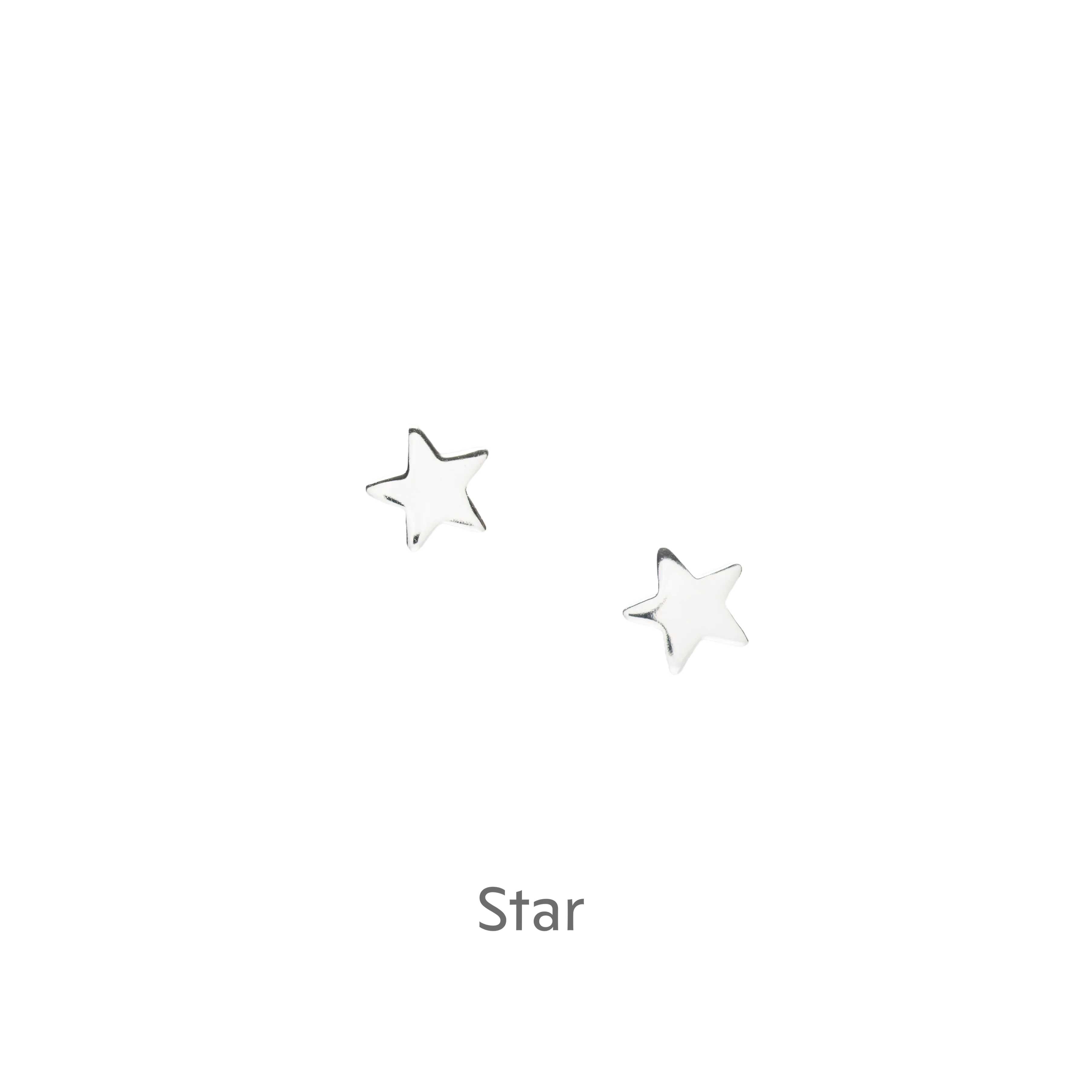 Sterling Silver Star Stud Earrings - Boxed for Gifting -Handcrafted