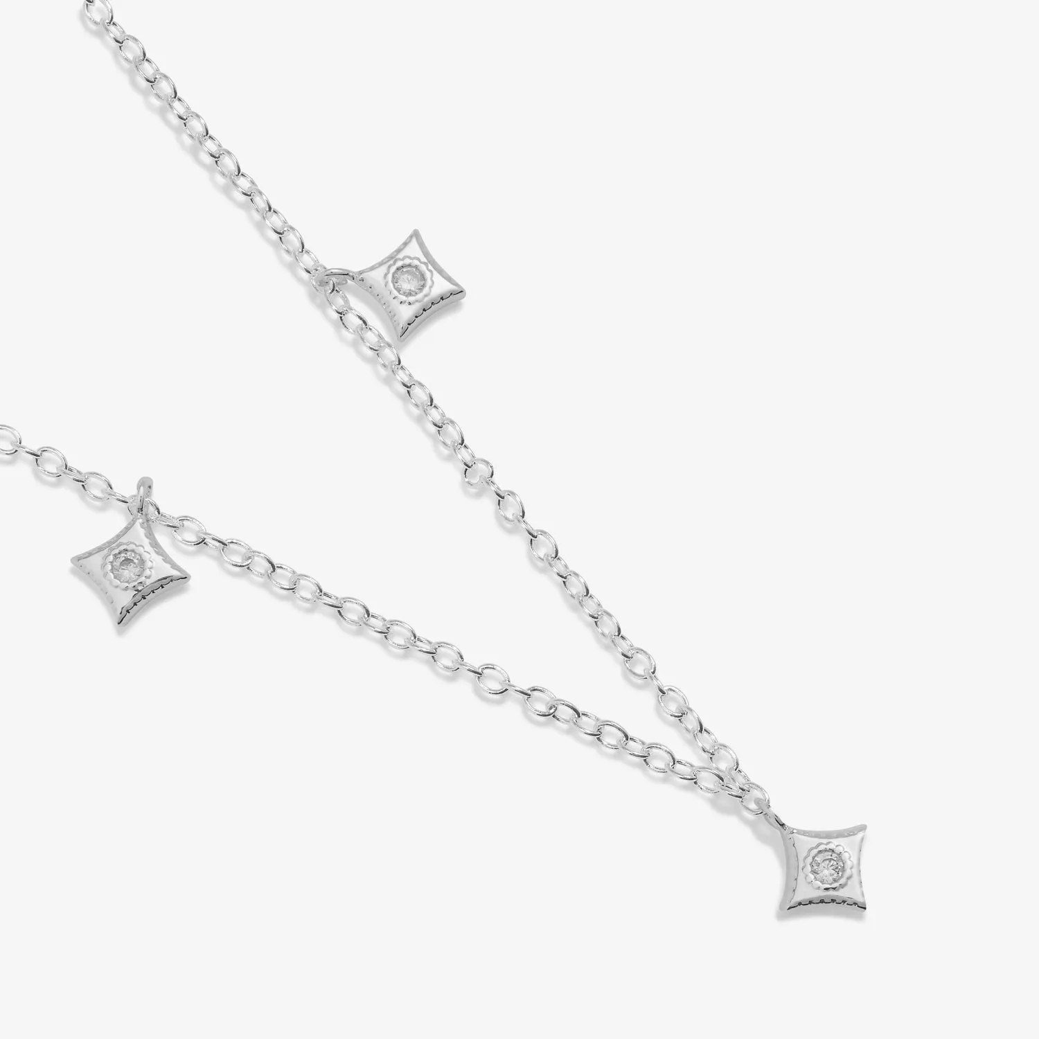 Style Stories Scatter Charm Silver Plated Necklace 7720