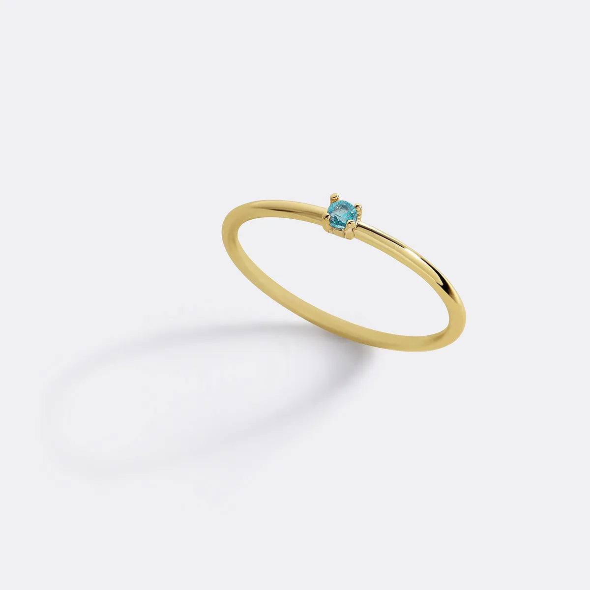 Super Dainty Birthstone Stacking Ring