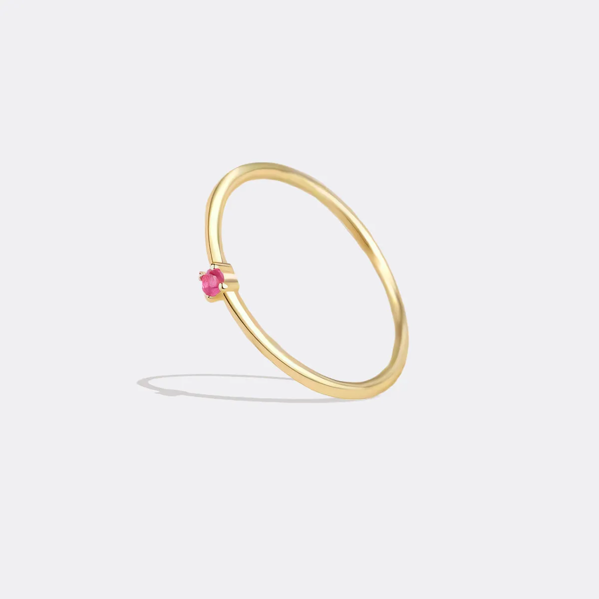 Super Dainty Birthstone Stacking Ring