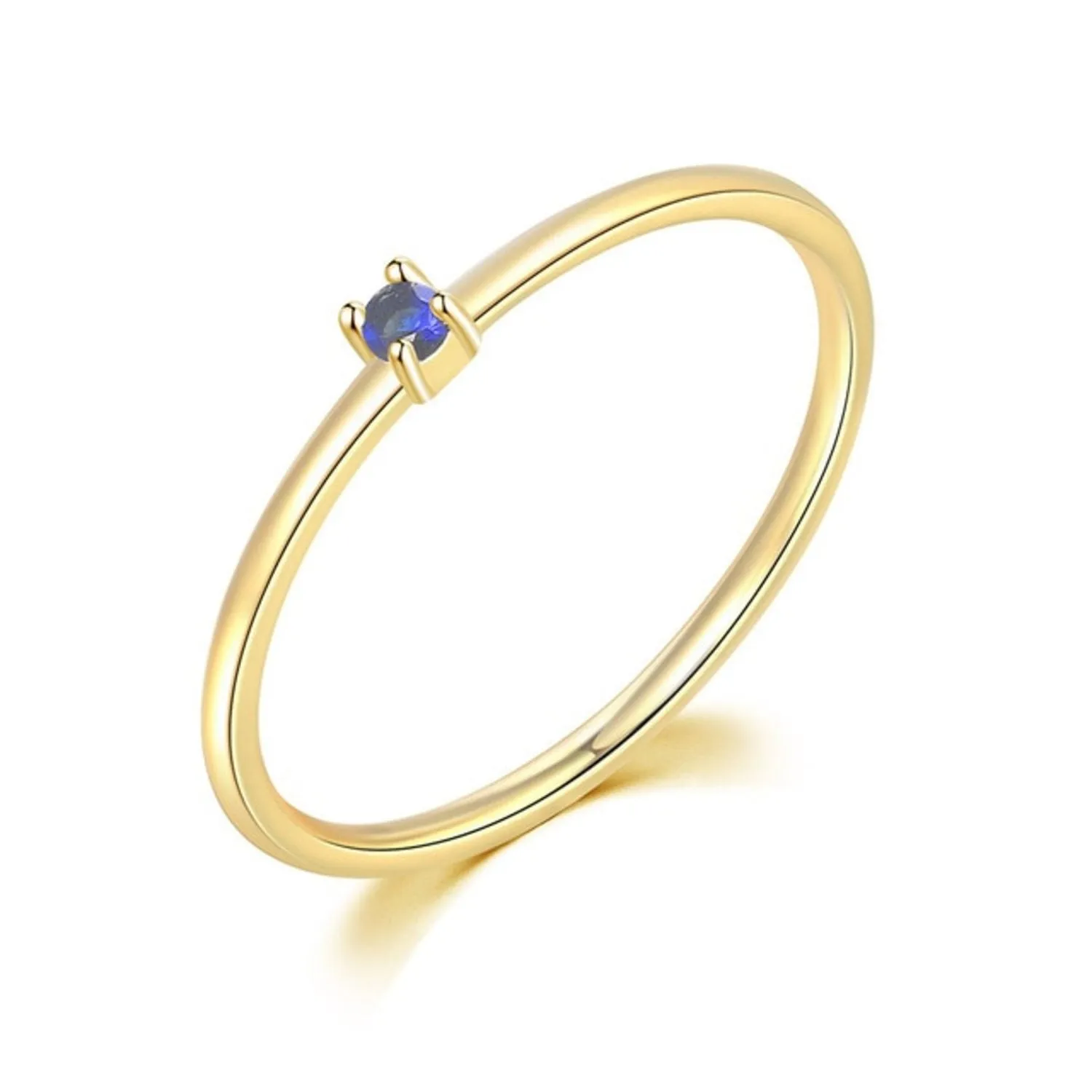 Super Dainty Birthstone Stacking Ring