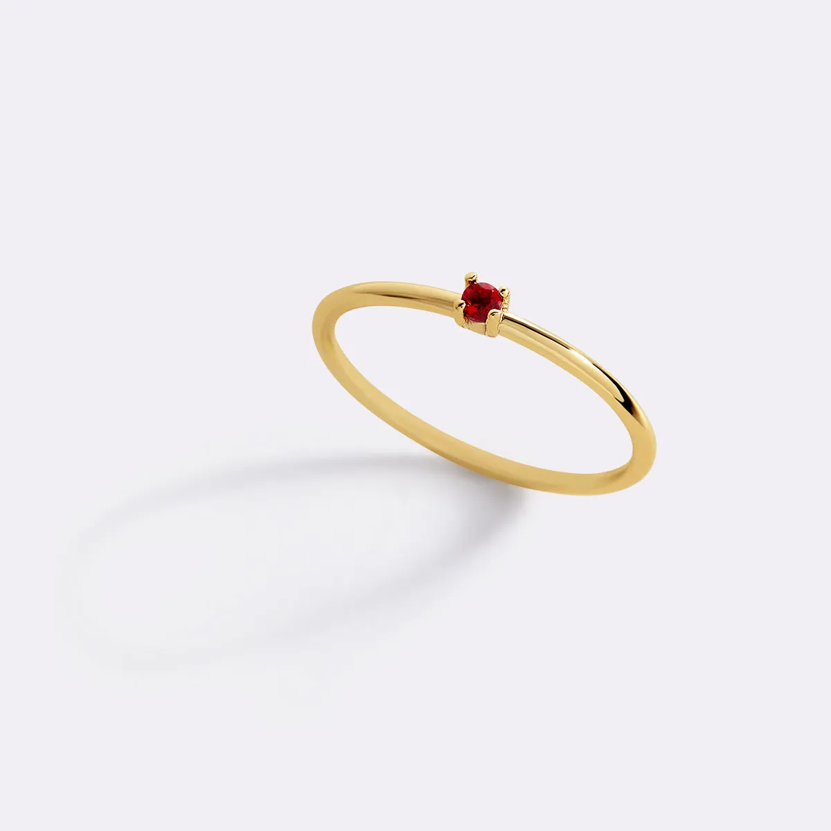 Super Dainty Birthstone Stacking Ring